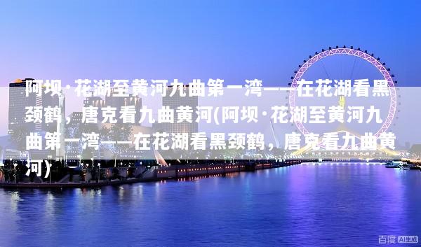 阿坝·花湖至黄河九曲第一湾——在花湖看黑颈鹤，唐克看九曲黄河(阿坝·花湖至黄河九曲第一湾——在花湖看黑颈鹤，唐克看九曲黄河)